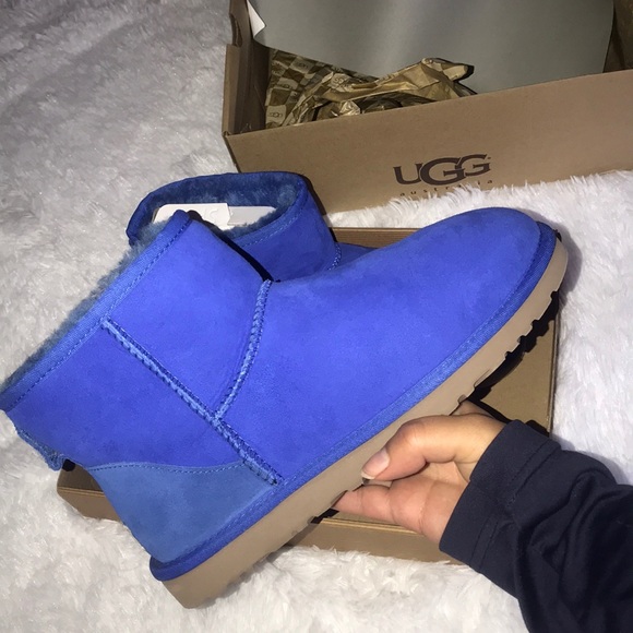 ugg classic mini blue